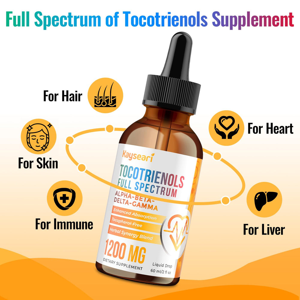 Kayseari packaging front highlighting antioxidant tocotrienols