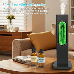 KCKJ diffuser with multi-color lighting sets mood.