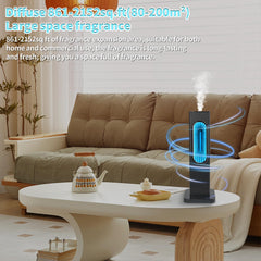 KCKJ waterless diffuser color mirror lighting enhances ambience.