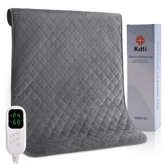 Kdti electric heating pad back 32x24 delivers targeted warmth for back relief.