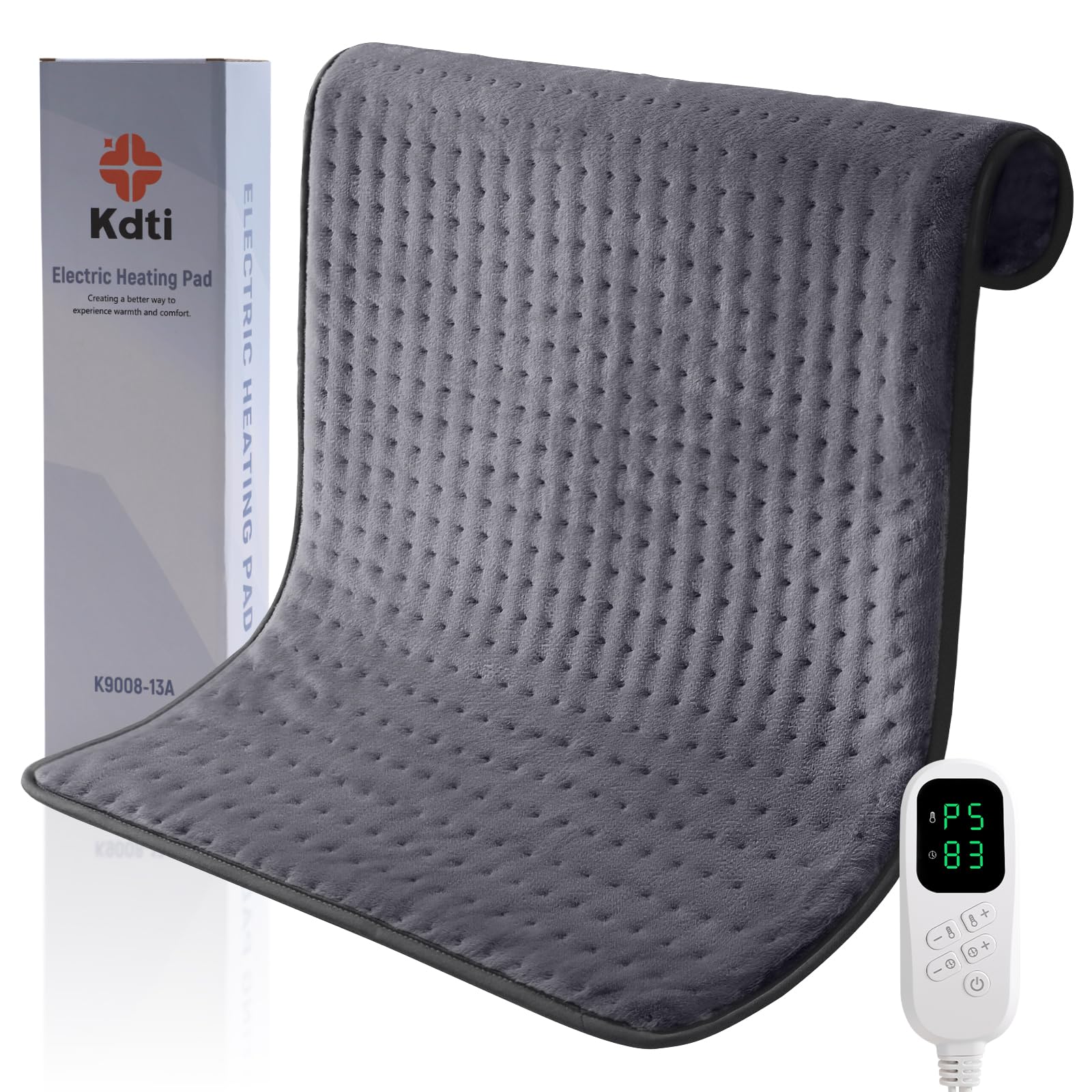Kdti extra large heating pad wraps the back for full coverage warmth.