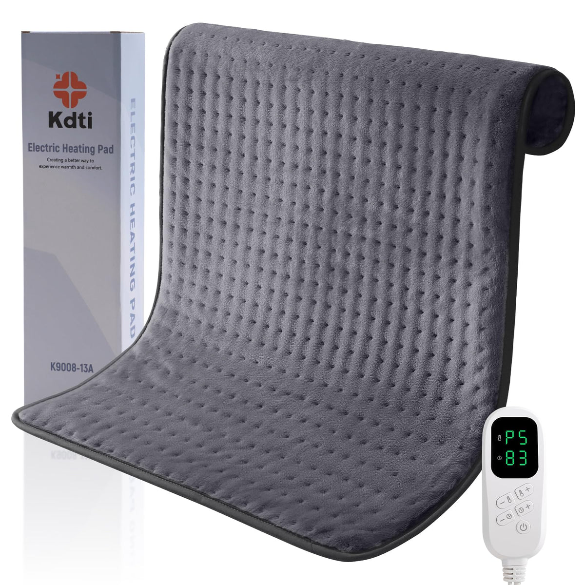 Kdti extra large heating pad wraps the back for full coverage warmth.