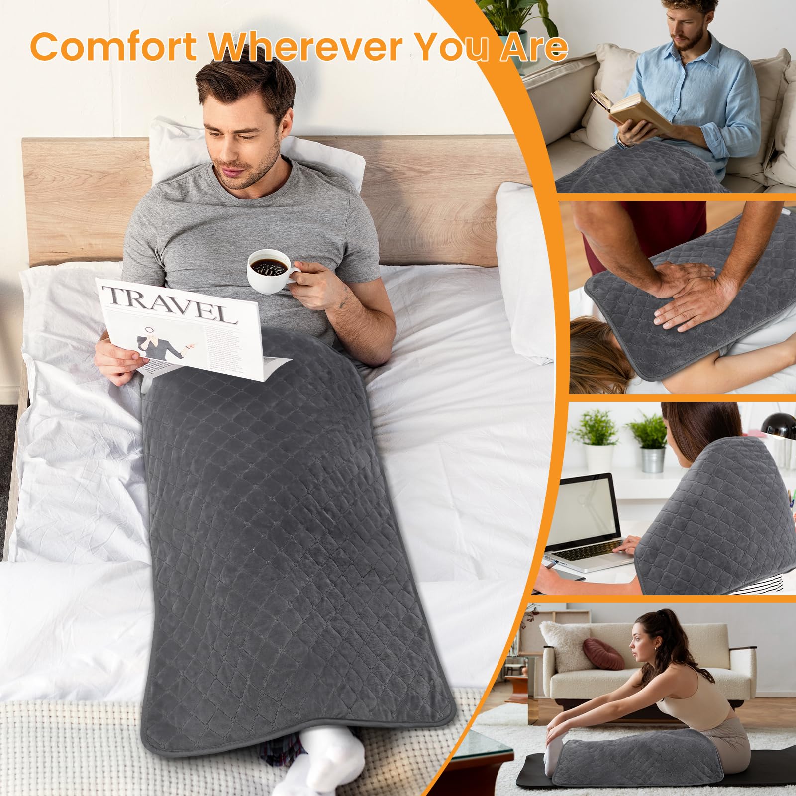 Kdti moist heat feature enables deeper relief through controlled moisture.