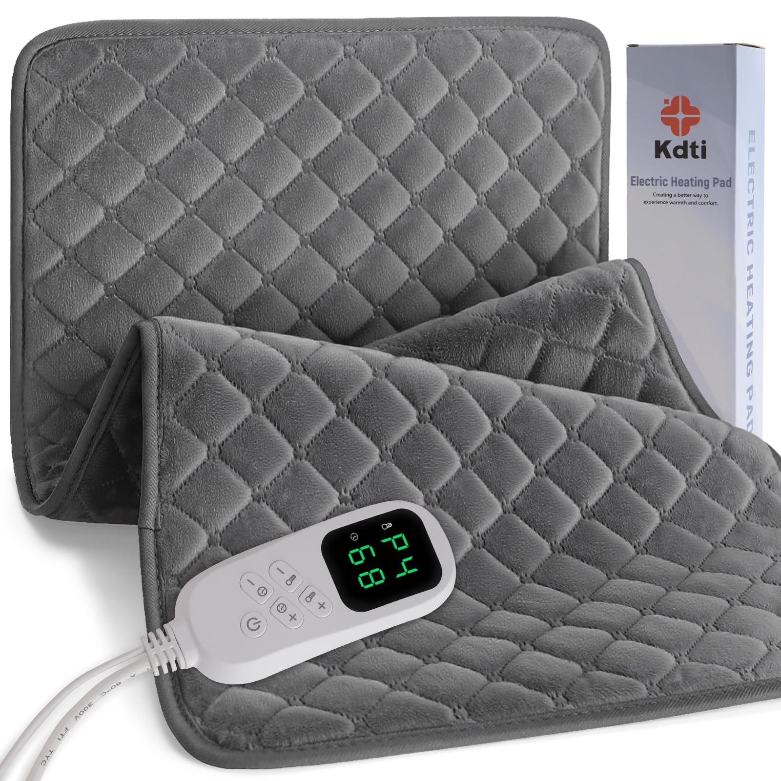 Kdti XXL back heat heating pad targeting back muscles for deep warmth