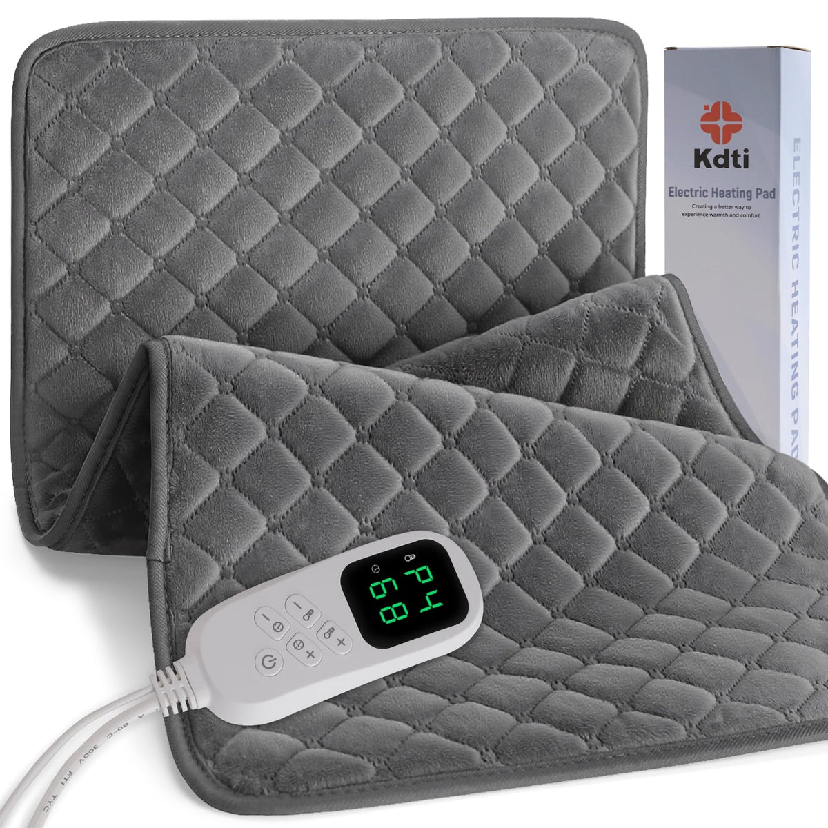 Kdti XXL back heat heating pad targeting back muscles for deep warmth
