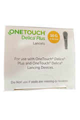 Ultra-fine 33G lancet tip detail for precise puncture.