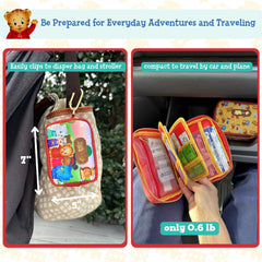 Stain- and water-resistant case protects contents in any space