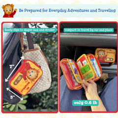 KeepGoing Daniel Tiger's first aid guide inside with simple, kid-friendly care tips.