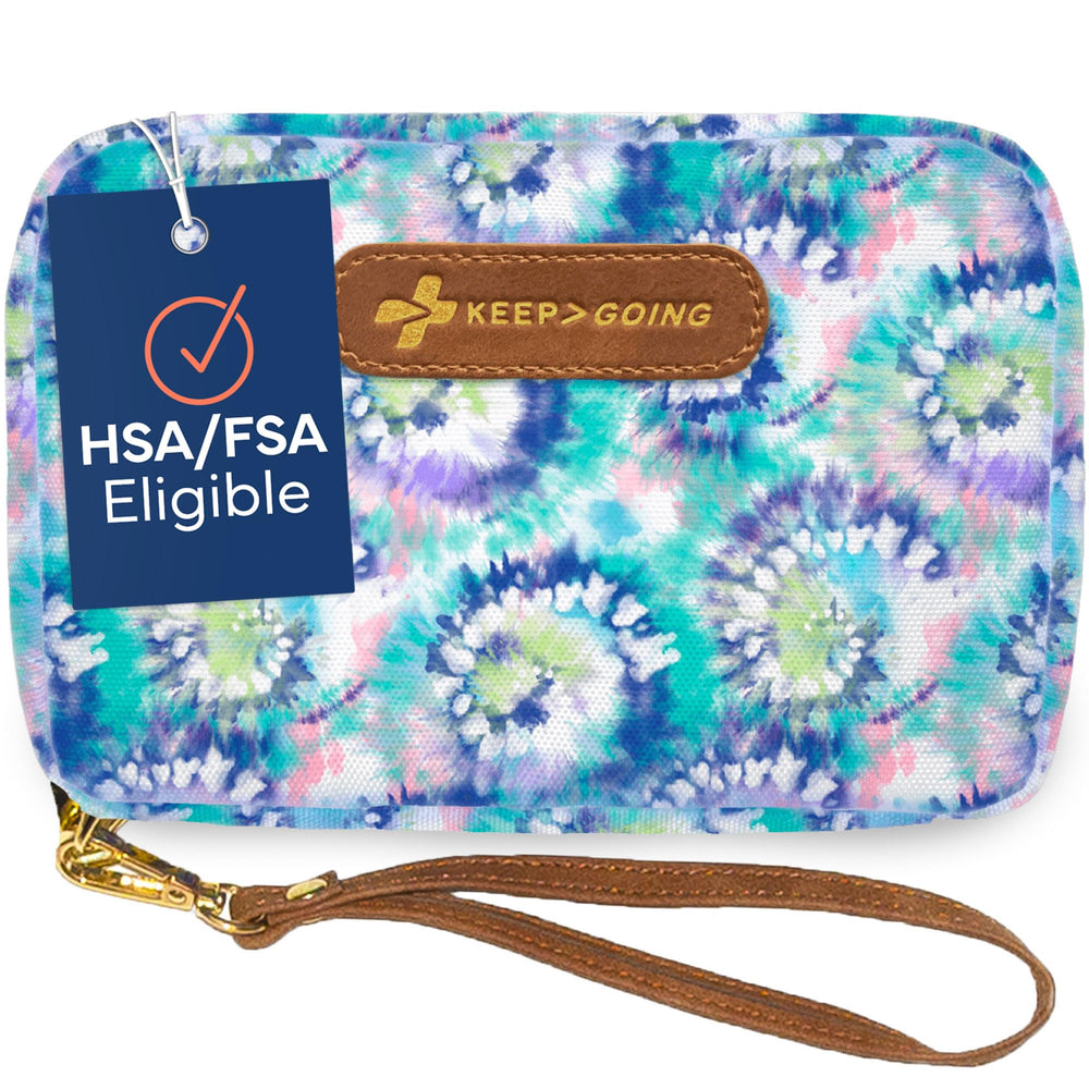 KeepGoing travel first aid kit kids 130pc case—compact and travel-ready.