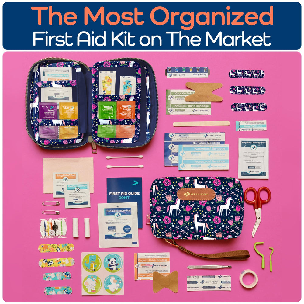 KEEP>GOING KeepGoing travel kit for kids fits in purse for on-the-go care
