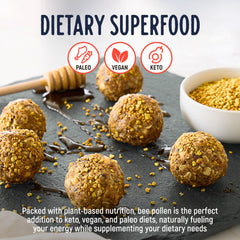 Kelley’s Bee Pollen added to yogurt or smoothie for a nutrient boost
