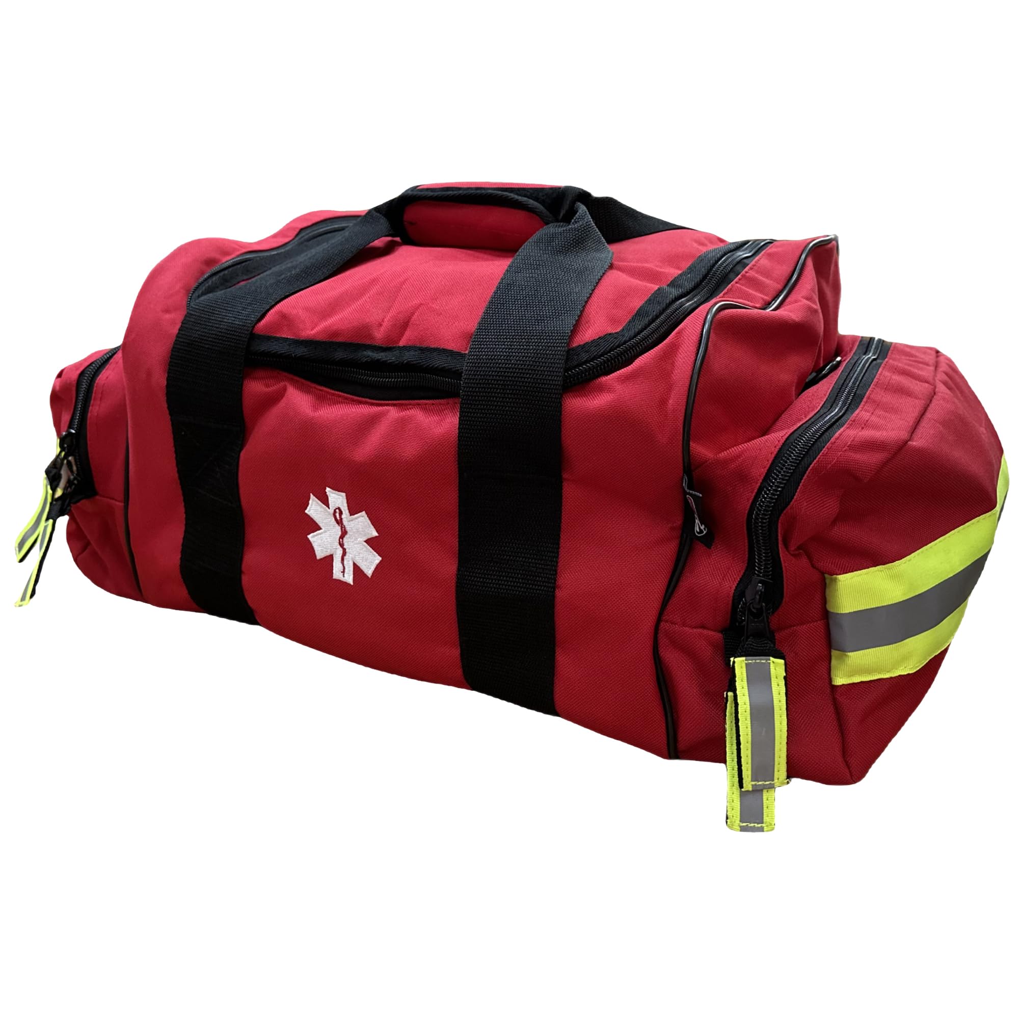 Kemp USA Maxi Trauma Bag wide opening for quick access to supplies.