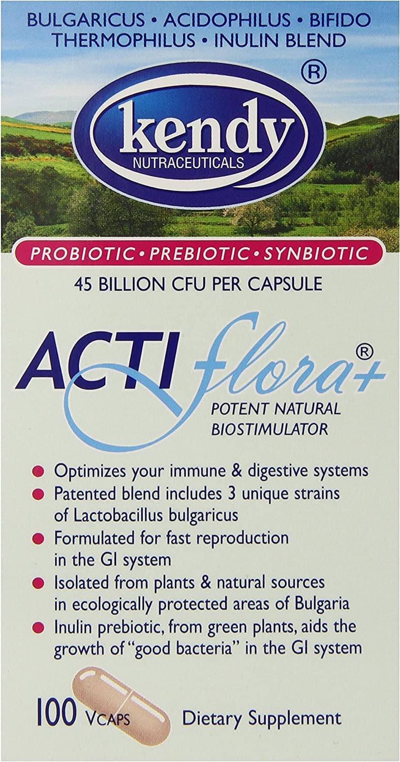 Kendy Actiflora+ EU quality seal signals trusted manufacturing standards.
