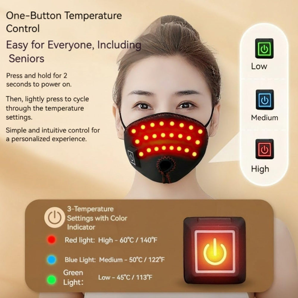 Keneo Nasal Mask battery 1100mAh enables portable therapy on the go.
