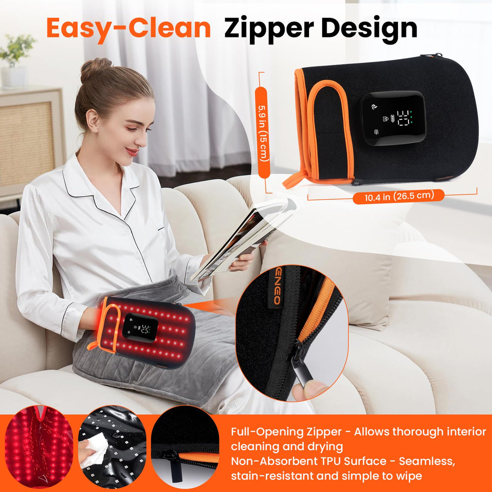 Keneo cordless design shown as travel-friendly with no cords