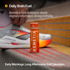 Kenetik lab-tested, Informed Sport certified bottle with transparent ingredients.