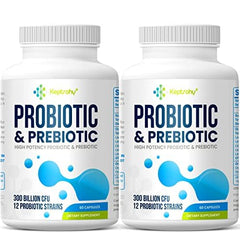 Keptrohy Probiotics 300B CFU bottle front for daily digestive support