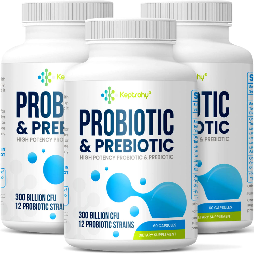 Keptrohy Probiotics bottle for daily digestion support