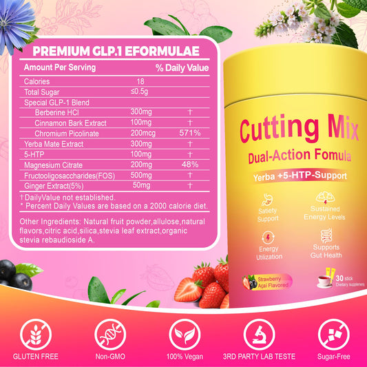 Kereeao Cutting Drink Mix pack showing single-serving sticks for on-the-go use.