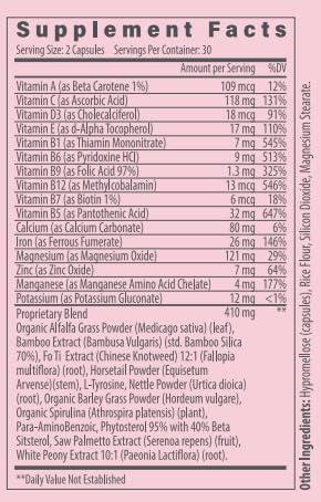 Kerotin Hair Growth Vitamins made-in-usa seal highlighting trusted production