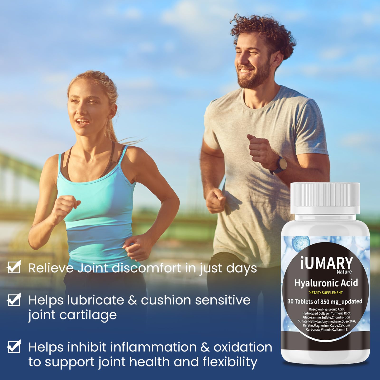 Keszciy turmeric-glucosamine-msm tablets highlighting mobility and comfort potential.