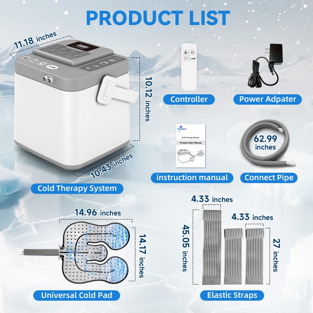 KETFIY 7-quart capacity fits multiple bottles for long sessions