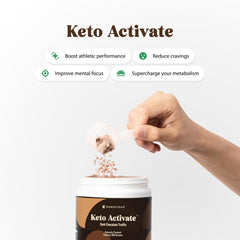 Keto Activate meal replacement shake cup ready to mix on the go