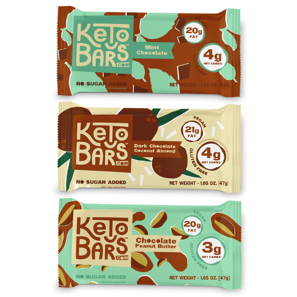 Keto Bars Original Pack Front, convenient keto snack for on-the-go.