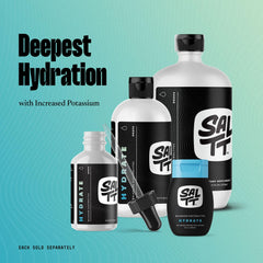 Keto Chow SALTT Hydrate ingredients-label: showcases minerals like sodium, potassium, magnesium.
