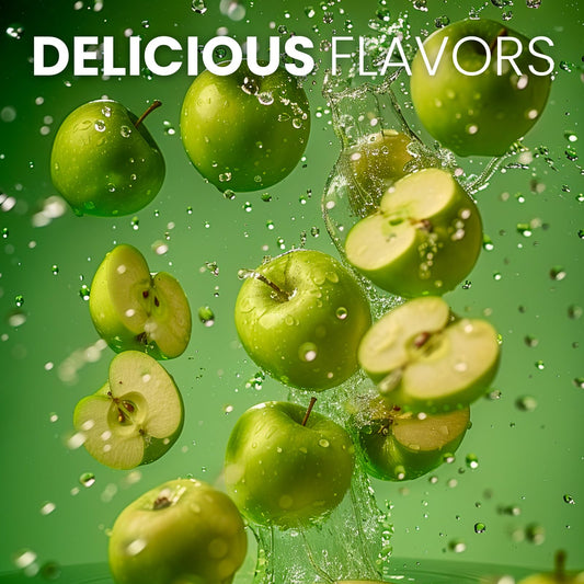Keto Vitals Immunity Electrolytes green apple packet closeup enhances flavor