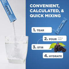 Keto Vitals Sleep Drink packaging back notes keto-friendly claims