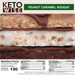 Keto Wise Fat Bombs ingredient list highlighting chocolate and MCT oil.