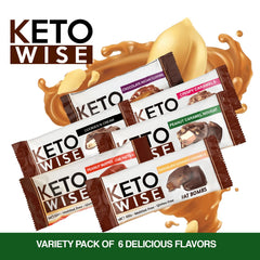 Keto Wise Fat Bombs detailed packaging design, premium keto-friendly dessert option.