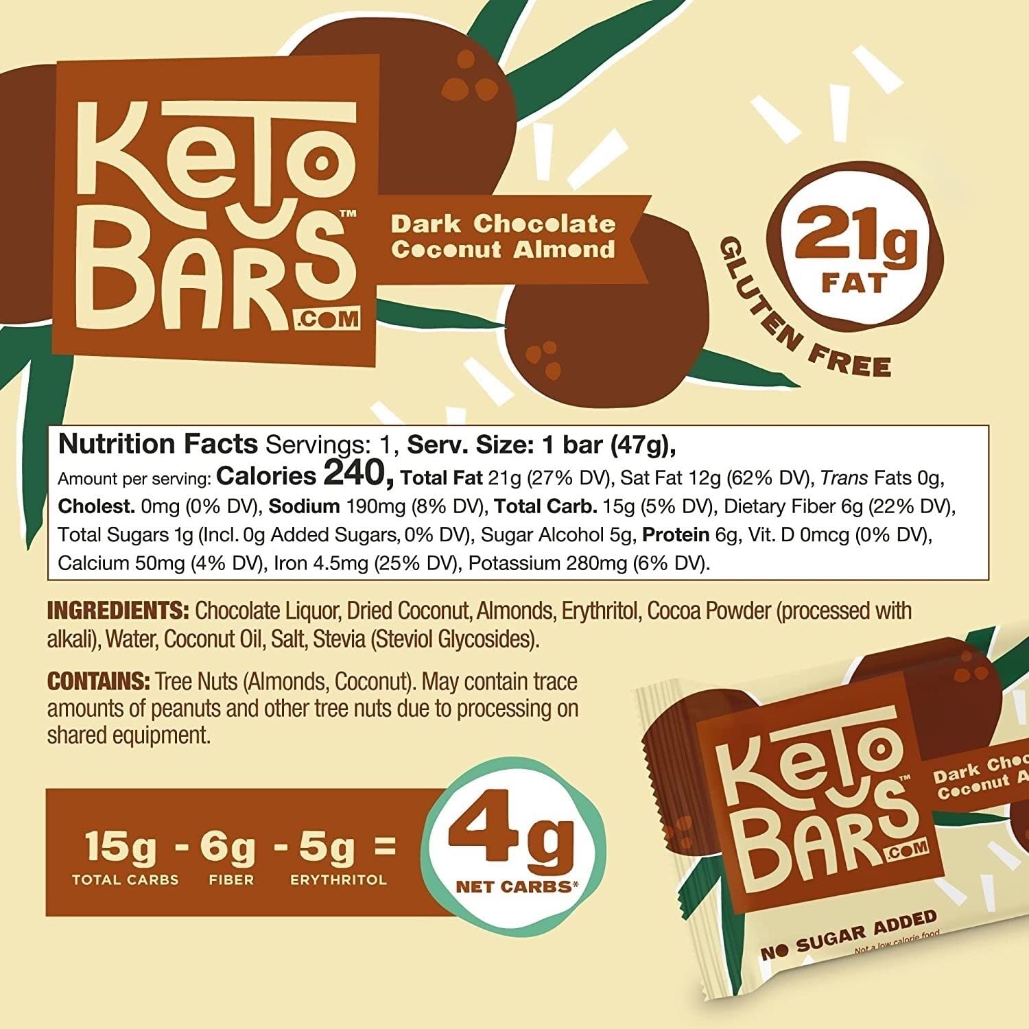 Keto Bars chocolate-covered strawberry bar, keto-friendly treat with bold flavor.