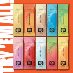 Sleek travel kit display showing Keto Chow SALTT portability