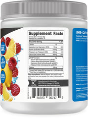 KetoEnergy label highlighting GMP production and third-party testing for quality.