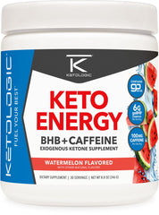 Ketologic KetoEnergy watermelon bottle ready for workouts