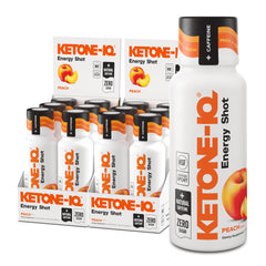 Ketone-IQ green tea caffeine shot bottle delivers clean energy for workouts