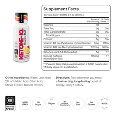 Pouring Ketone-IQ shot for fast, focused clarity