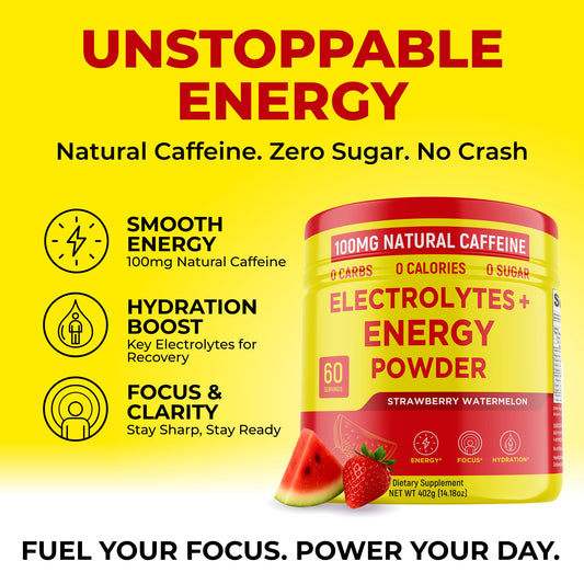 Keto Vitals Energy Powder being poured into water for an energizing drink.