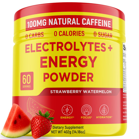 Keto Vitals Energy Powder tub front for quick workouts and on-the-go hydration.