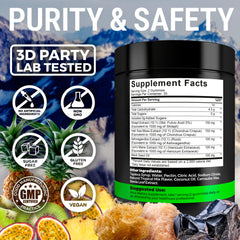 Key Elements Shilajit Gummies featuring Lion's Mane extract for focus.