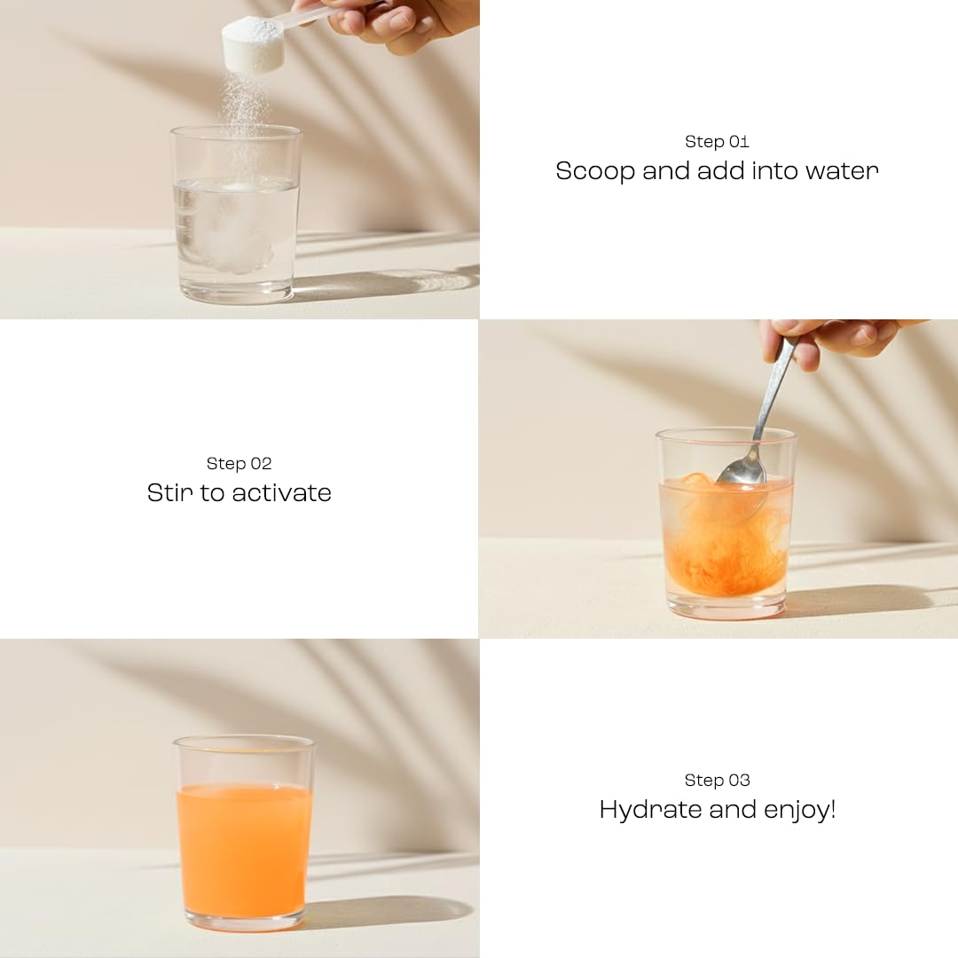 KEY NUTRIENTS Tangy Orange packaging shows no sugar and calorie-free option