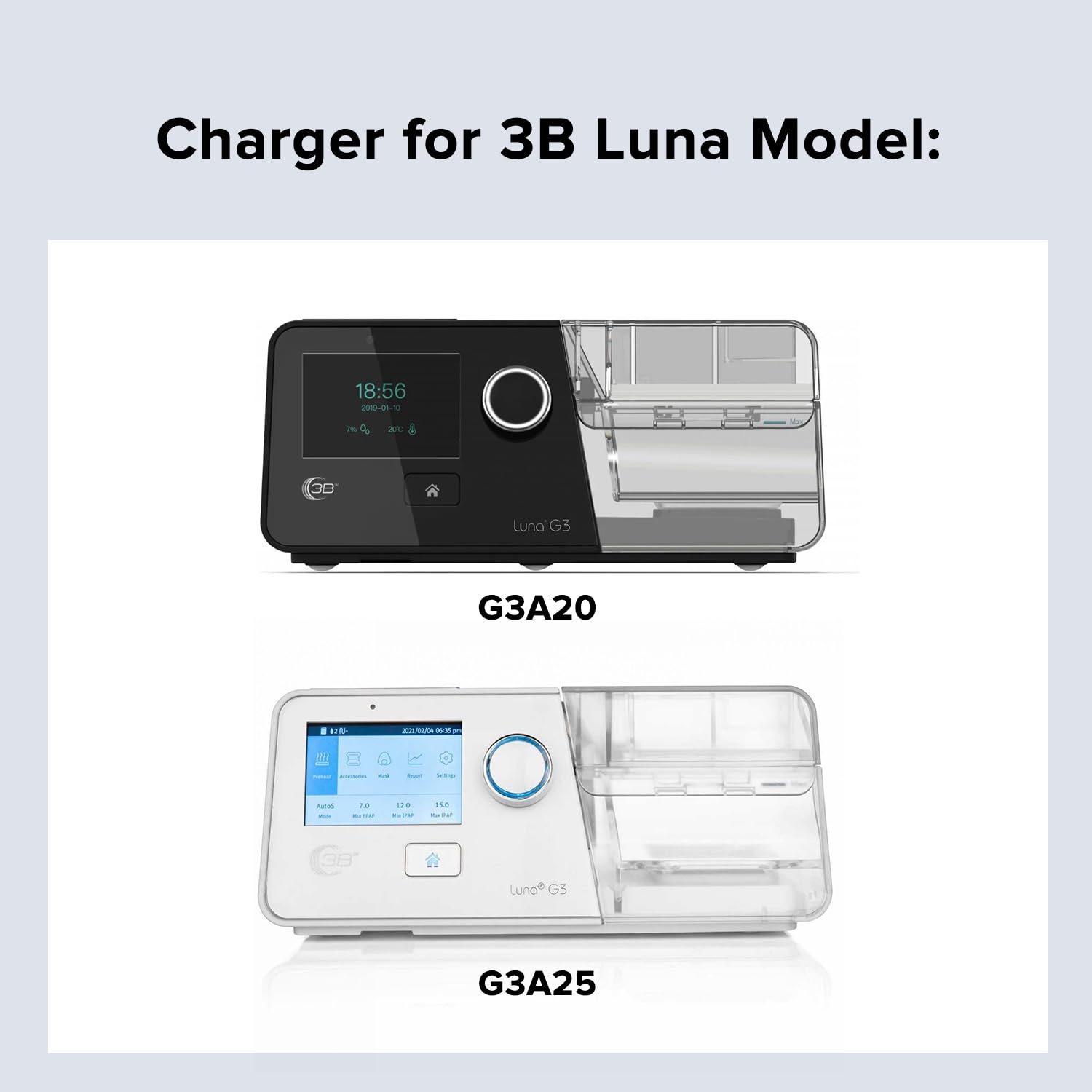 KFD 80W power supply label on Luna G3 adapter