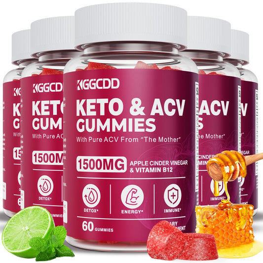 KGGCDD Keto ACV Gummies Extreme1500mg bottle for convenient daily wellness.