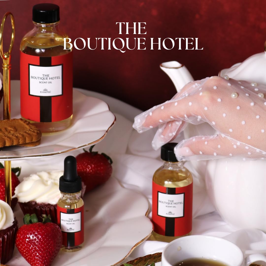 KHAPRI Boutique Hotel room ambiance evokes boutique sophistication in living areas.