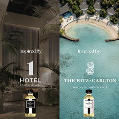 KHAPRI Beach Hotel bottle showcasing pear and bergamot for a breezy mood