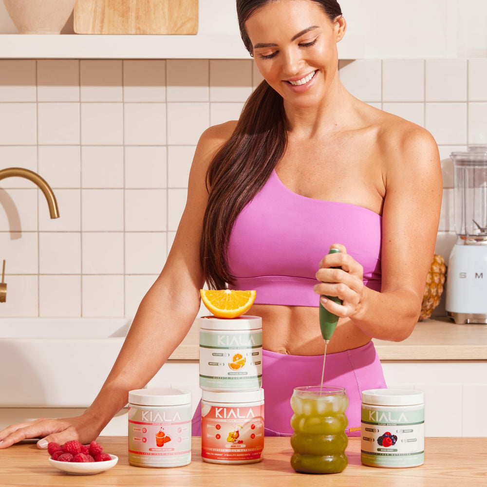 Kiala Nutrition Super Greens gluten-free vegan icon indicating dietary options
