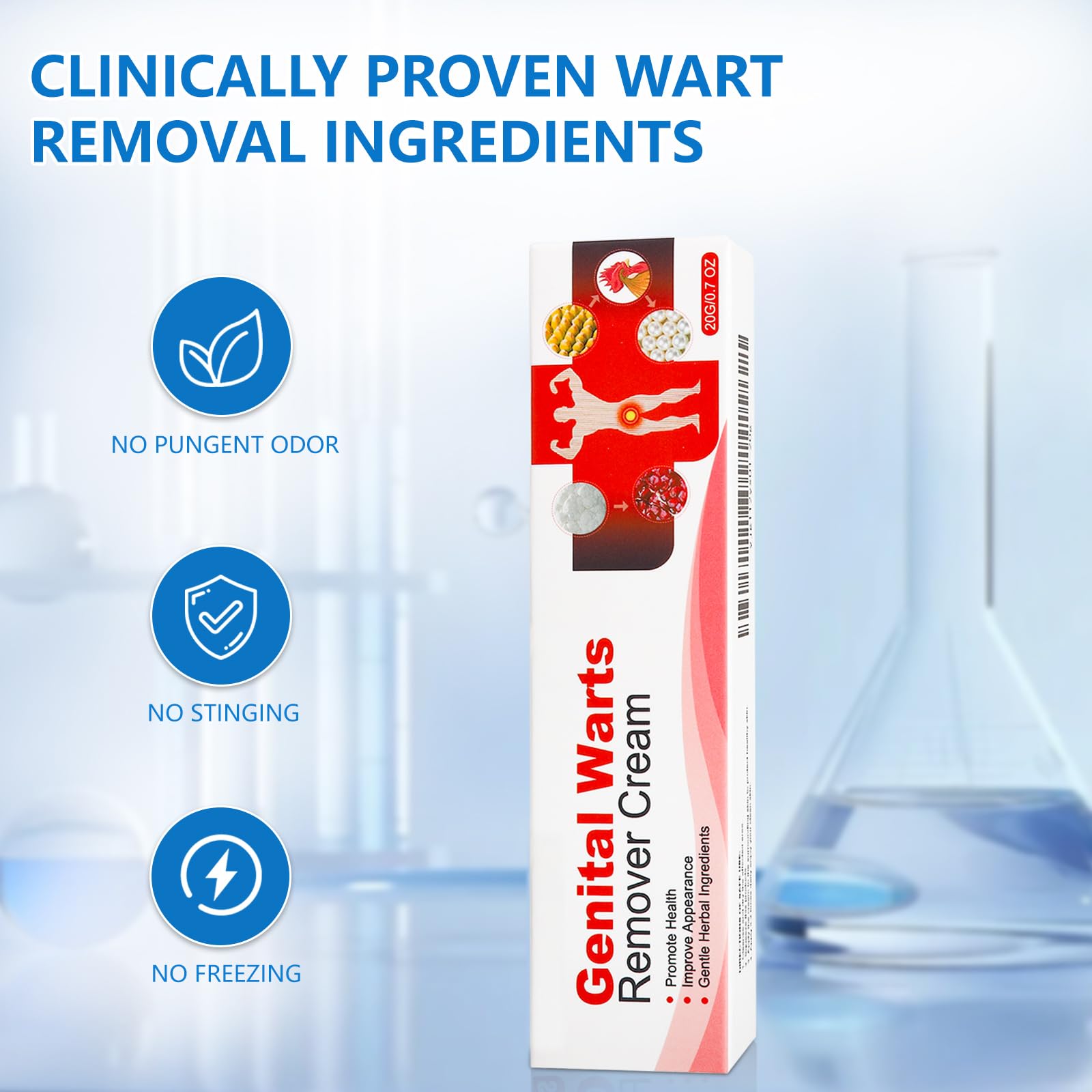 KIbabyDI gentle-on-skin formula shown for sensitive areas during self-treatment