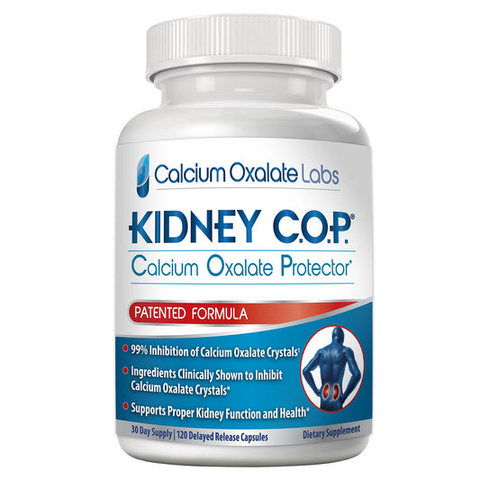 KIDNEY C.O.P. Calcium Oxalate Protector bottle front for daily urinary health support